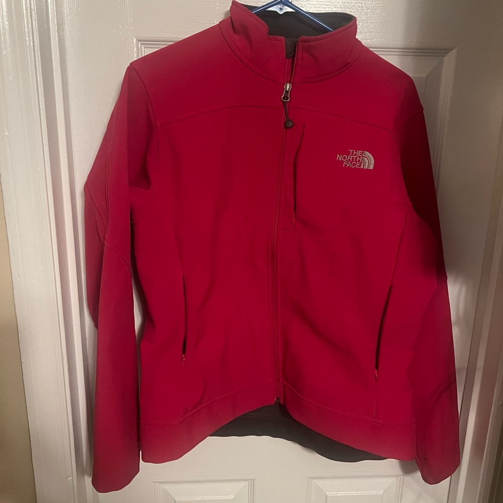 Pink North face  SZ Large jacket looking for a new home this winter